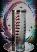 20oz Stainless steel snow globe tumbler / Bseball