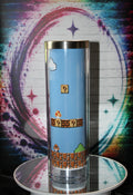 20oz Stainless steel snow globe tumbler / Mario