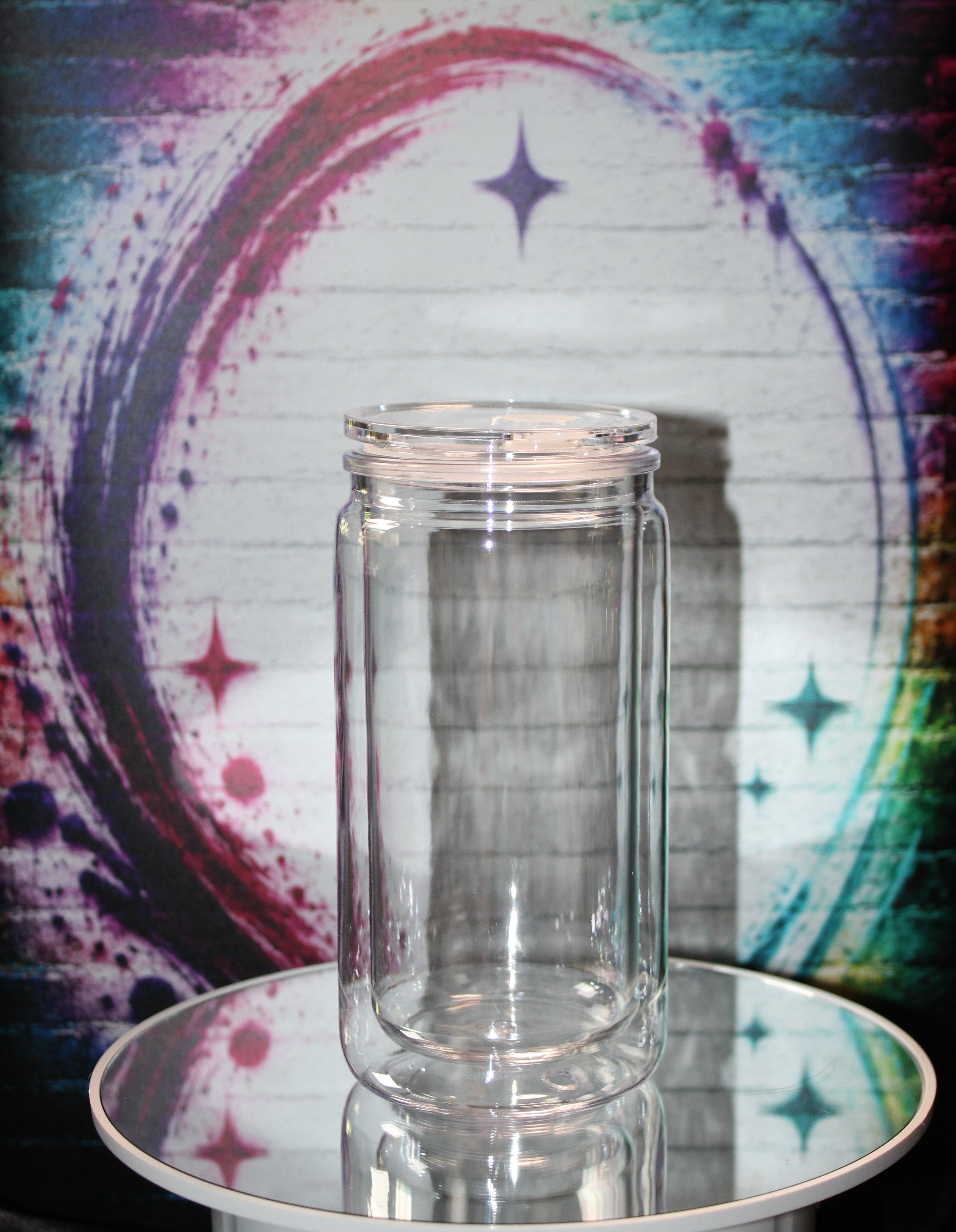 16oz snow globe tumbler