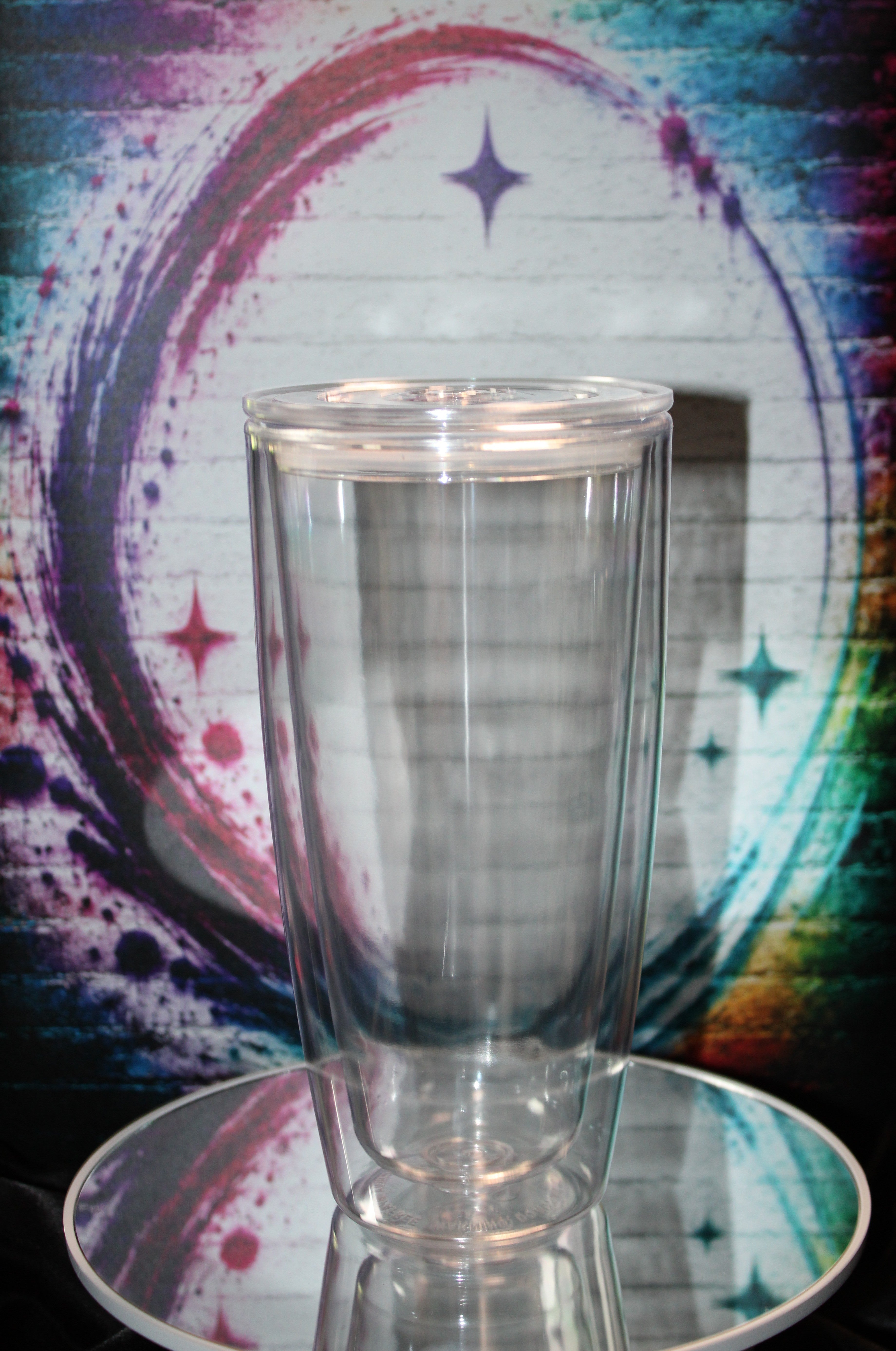 24 oz snow globe tumbler