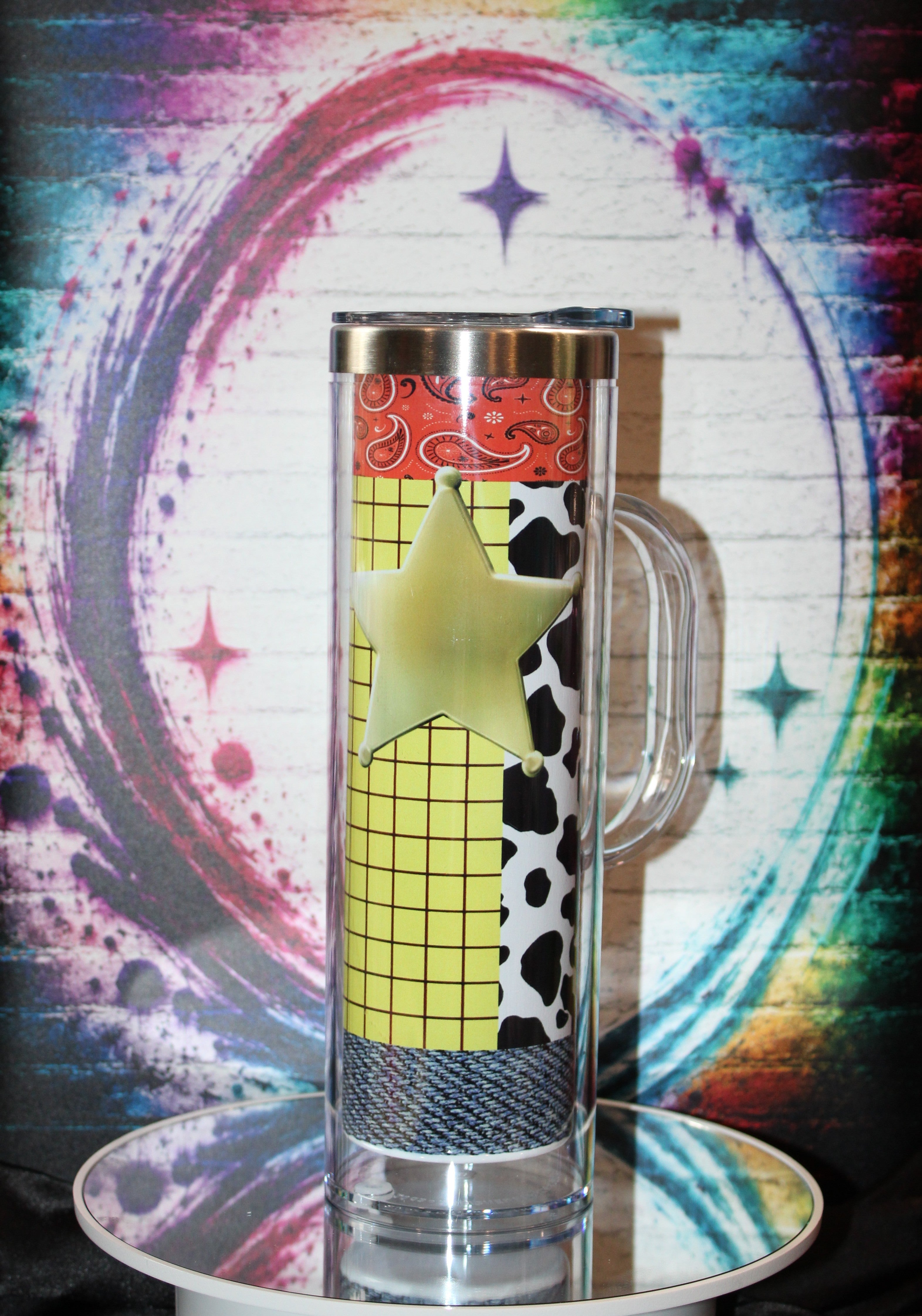 20oz Stainless steel snow globe tumbler / Toy
