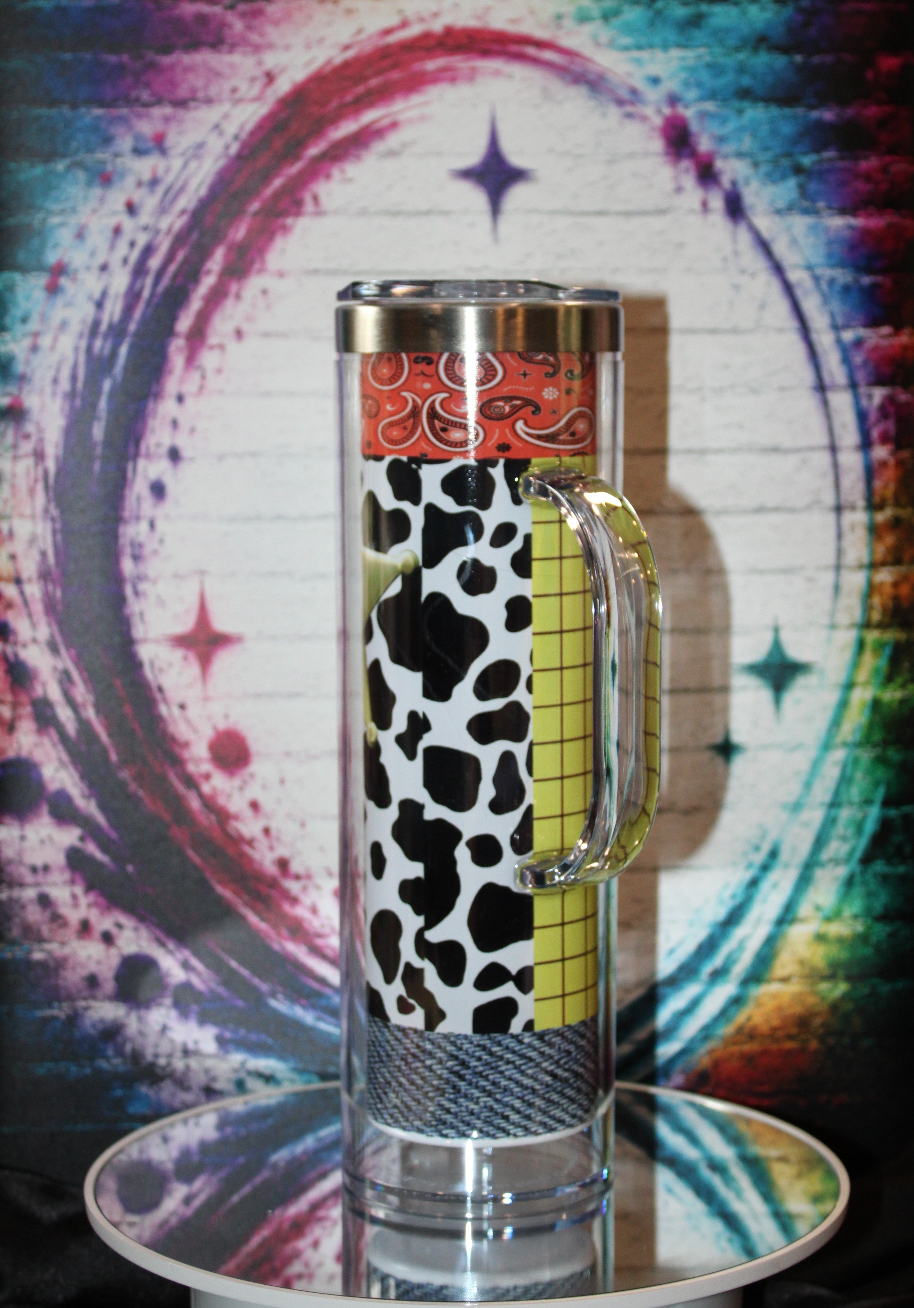 20oz Stainless steel snow globe tumbler / Toy