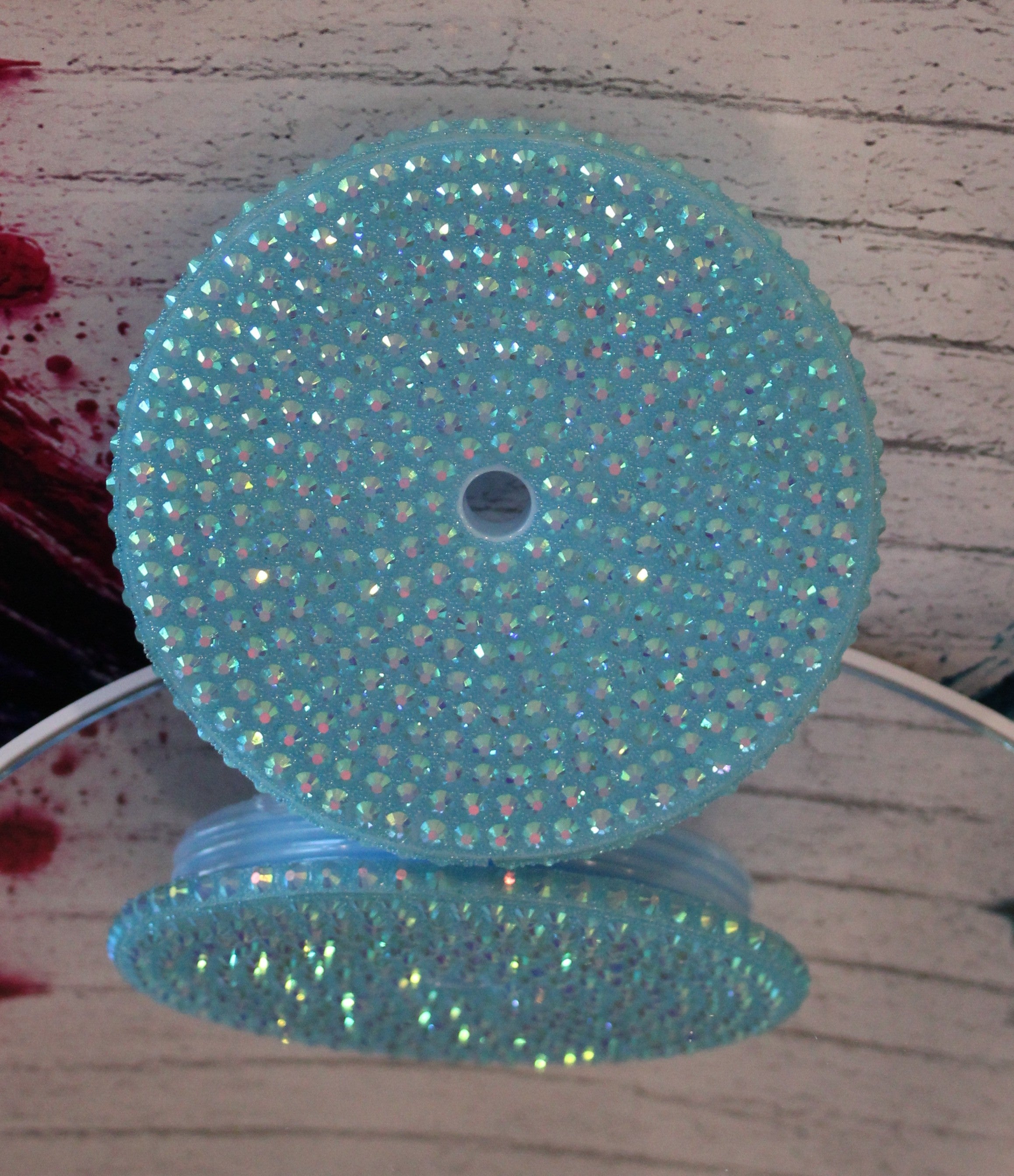 24 oz Acrylic replacement lid - Light blue