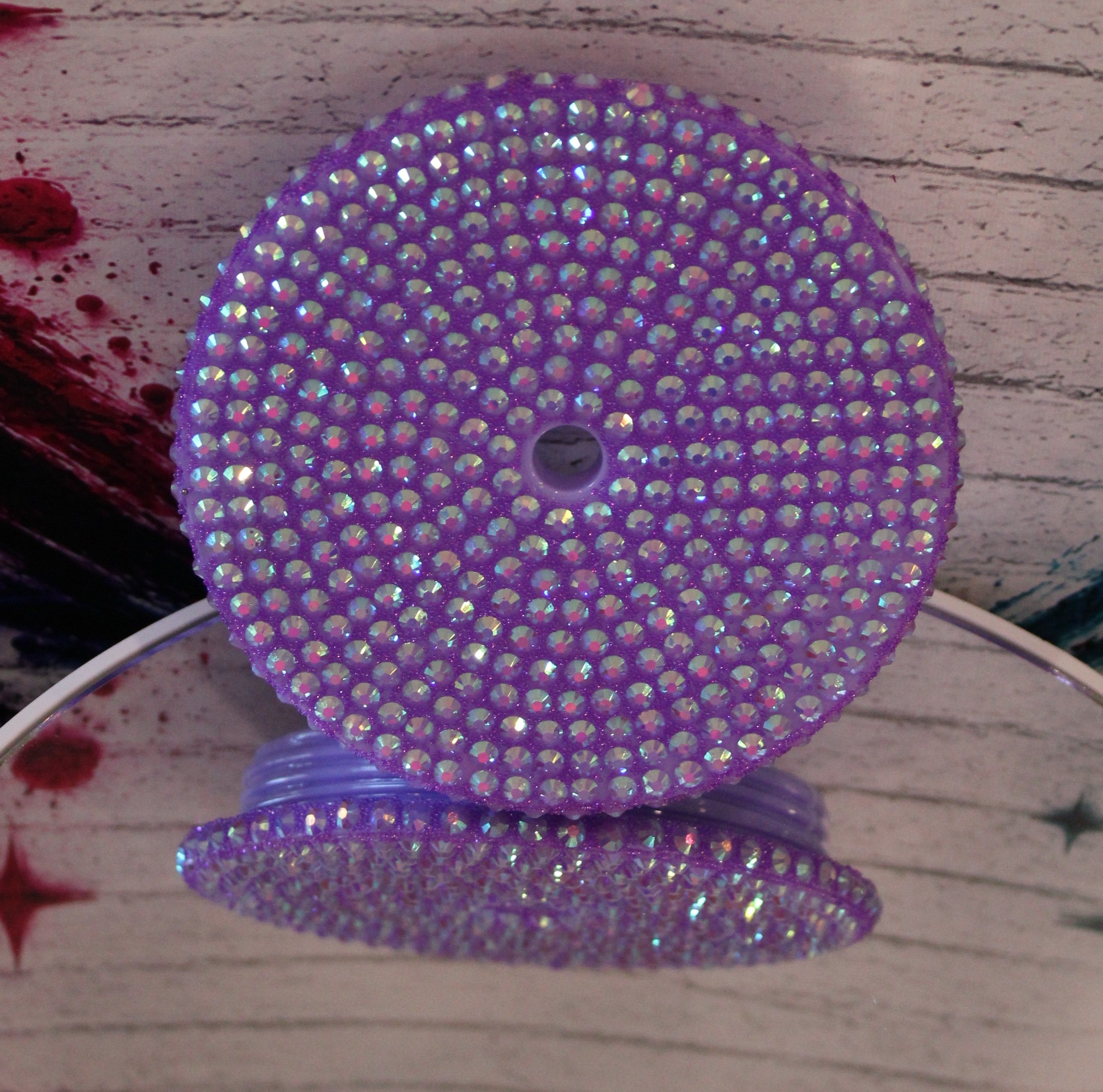 24 oz Acrylic replacement lid - Purple