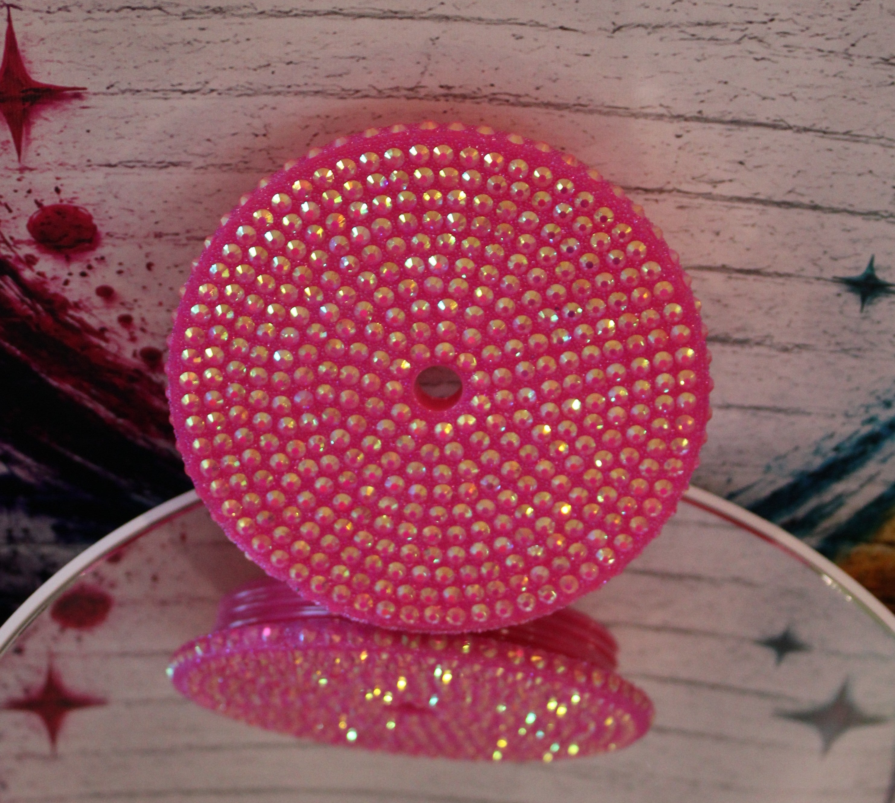 24 oz Acrylic replacement lid - Pink