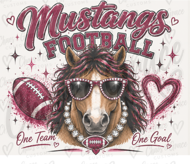 Bling Mascot Football