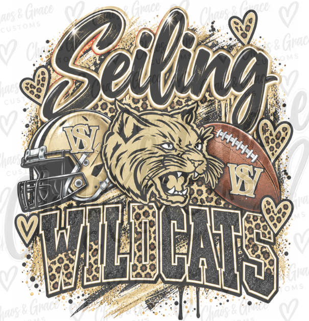 Seiling Wildcats Leopard