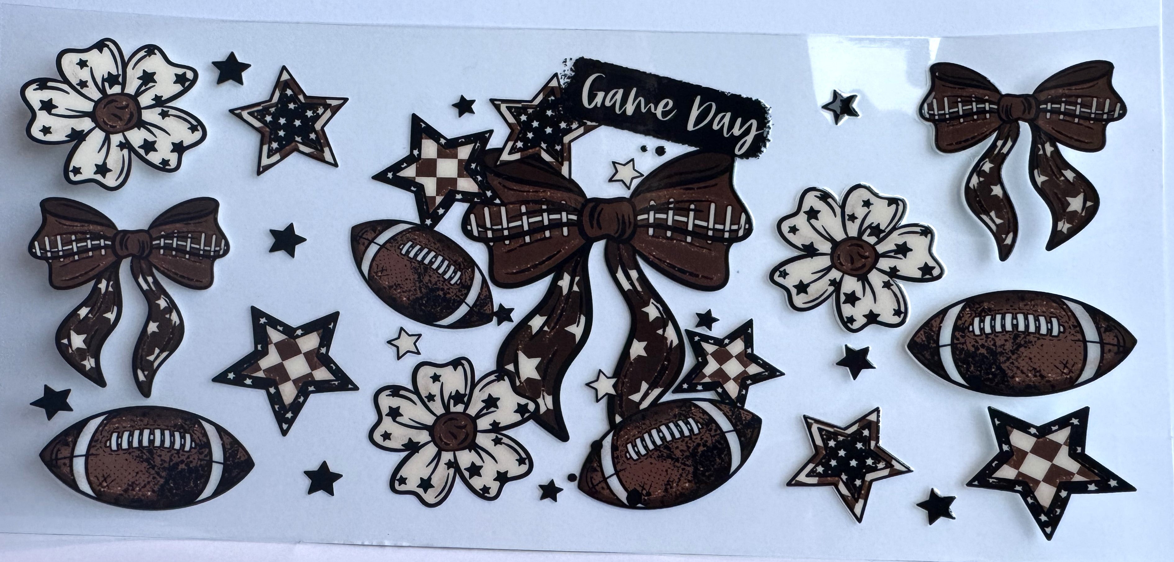 Game Day Stars, Bows, & Flowers