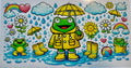 Frog rainy day (120)