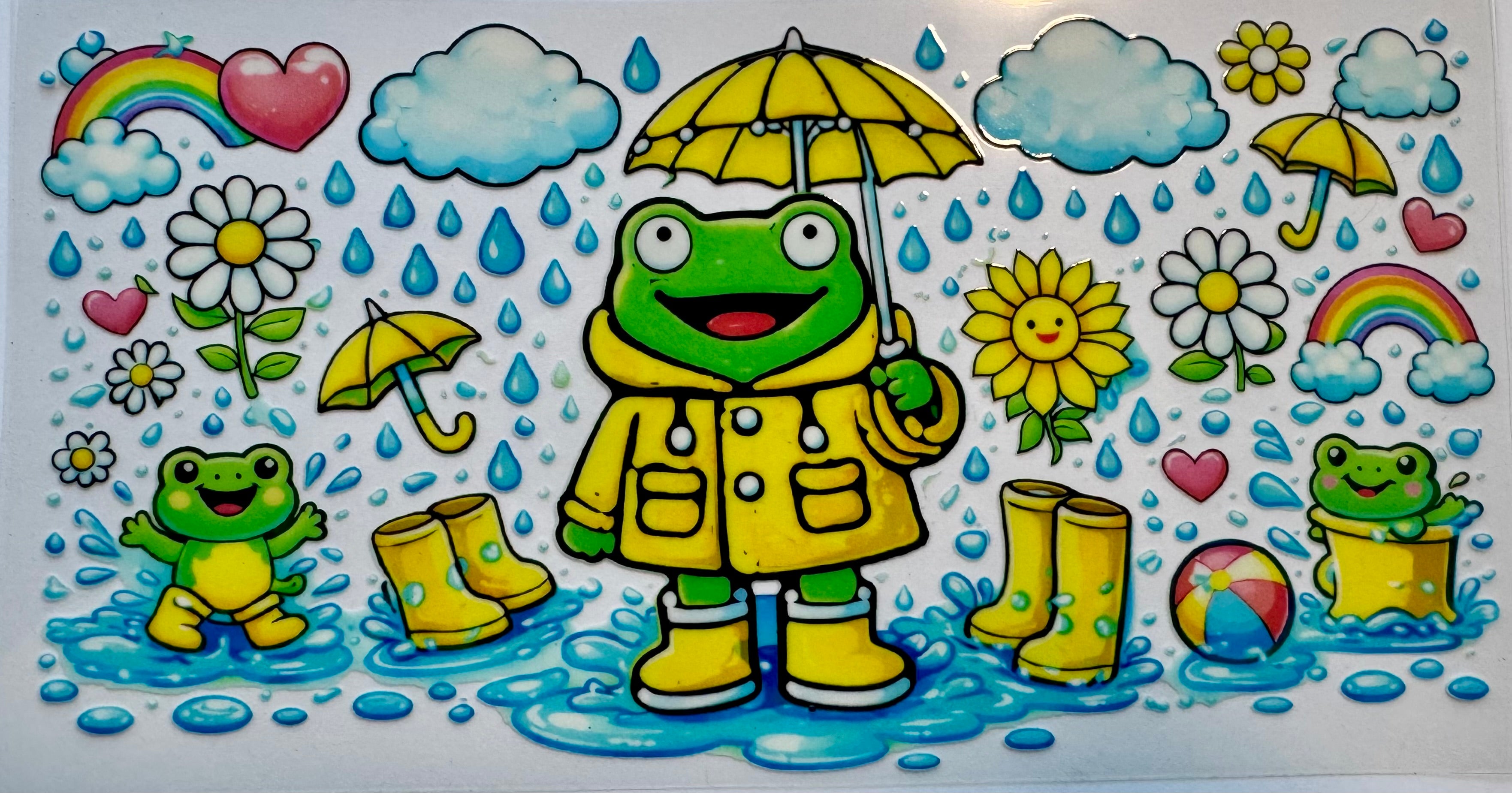 Frog rainy day (120)